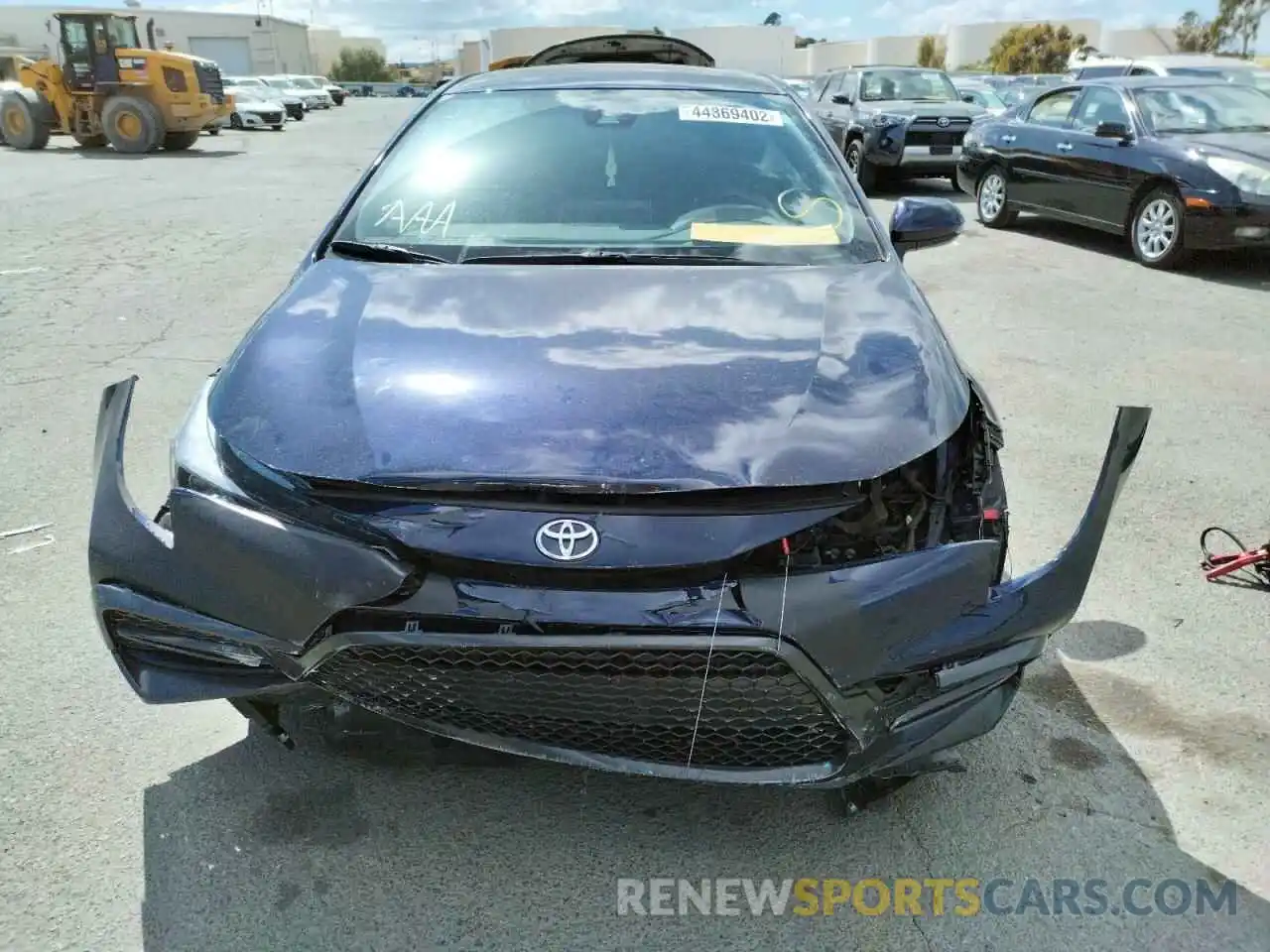 9 Photograph of a damaged car JTDT4RCE5LJ003987 TOYOTA COROLLA 2020