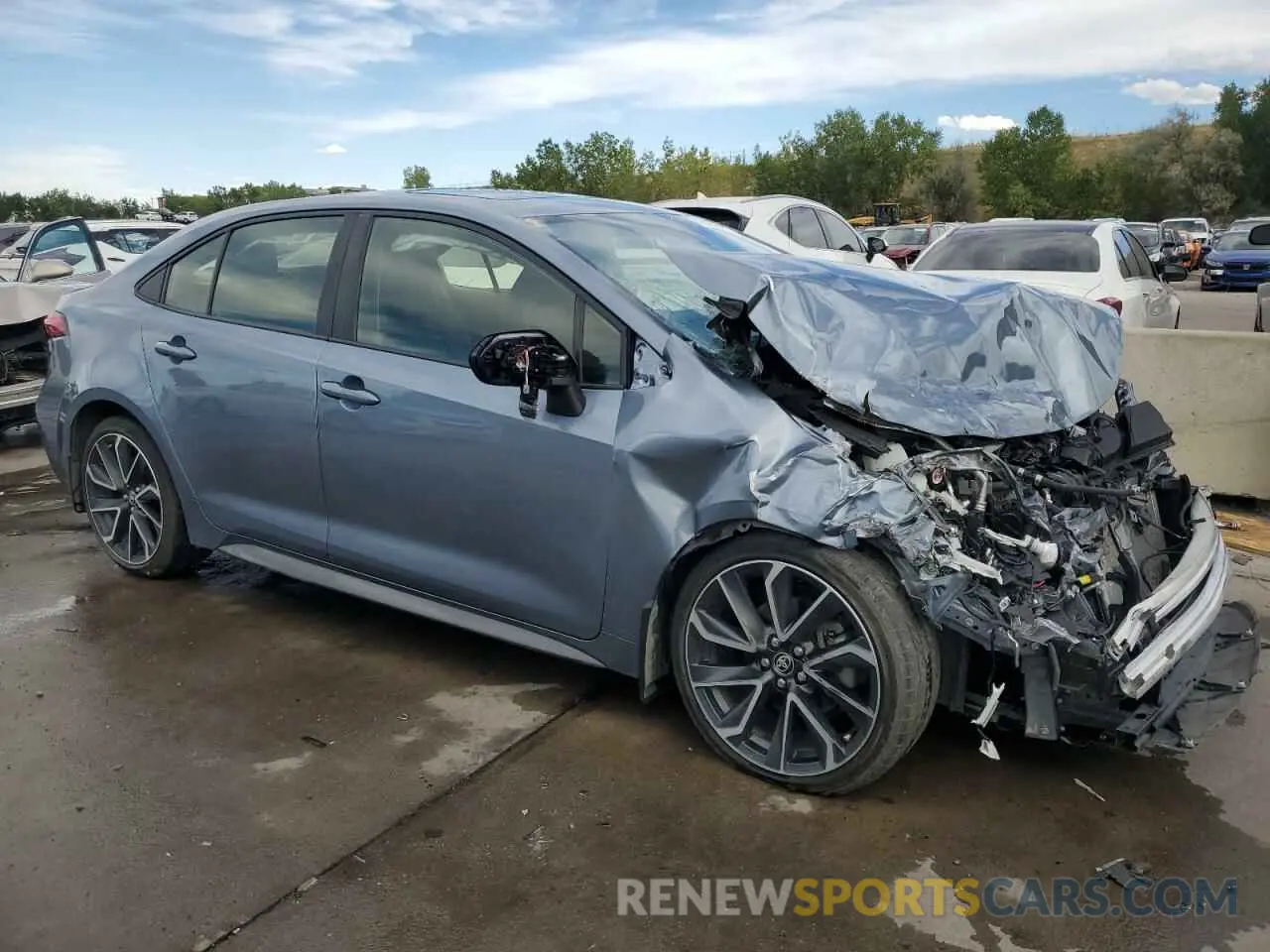 4 Photograph of a damaged car JTDT4RCE5LJ029554 TOYOTA COROLLA 2020