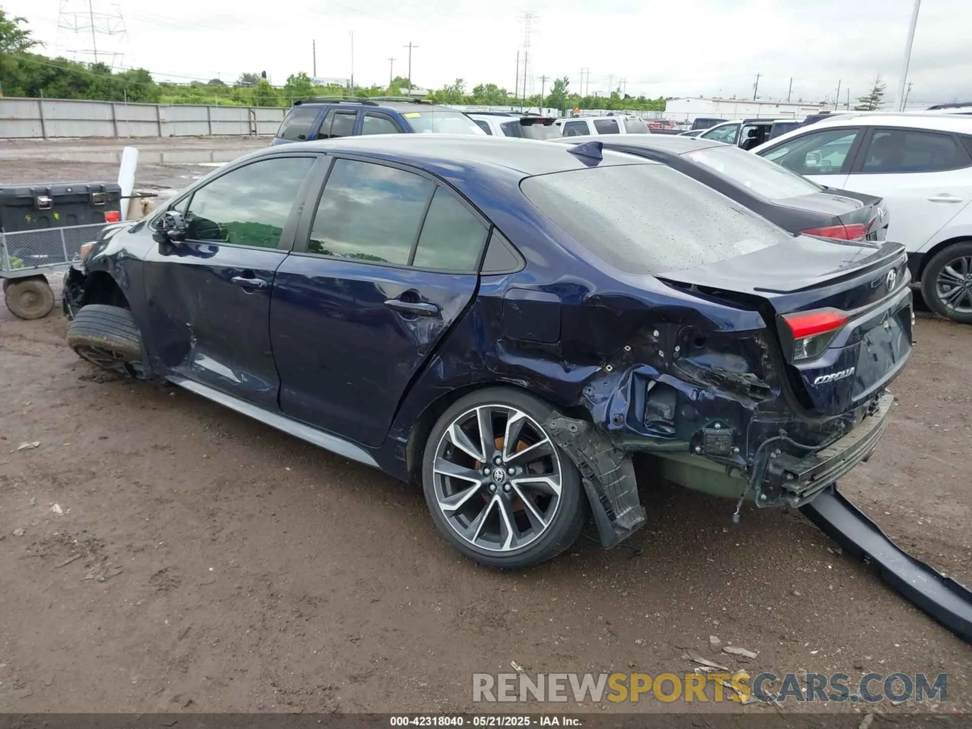 3 Photograph of a damaged car JTDT4RCE6LJ024685 TOYOTA COROLLA 2020