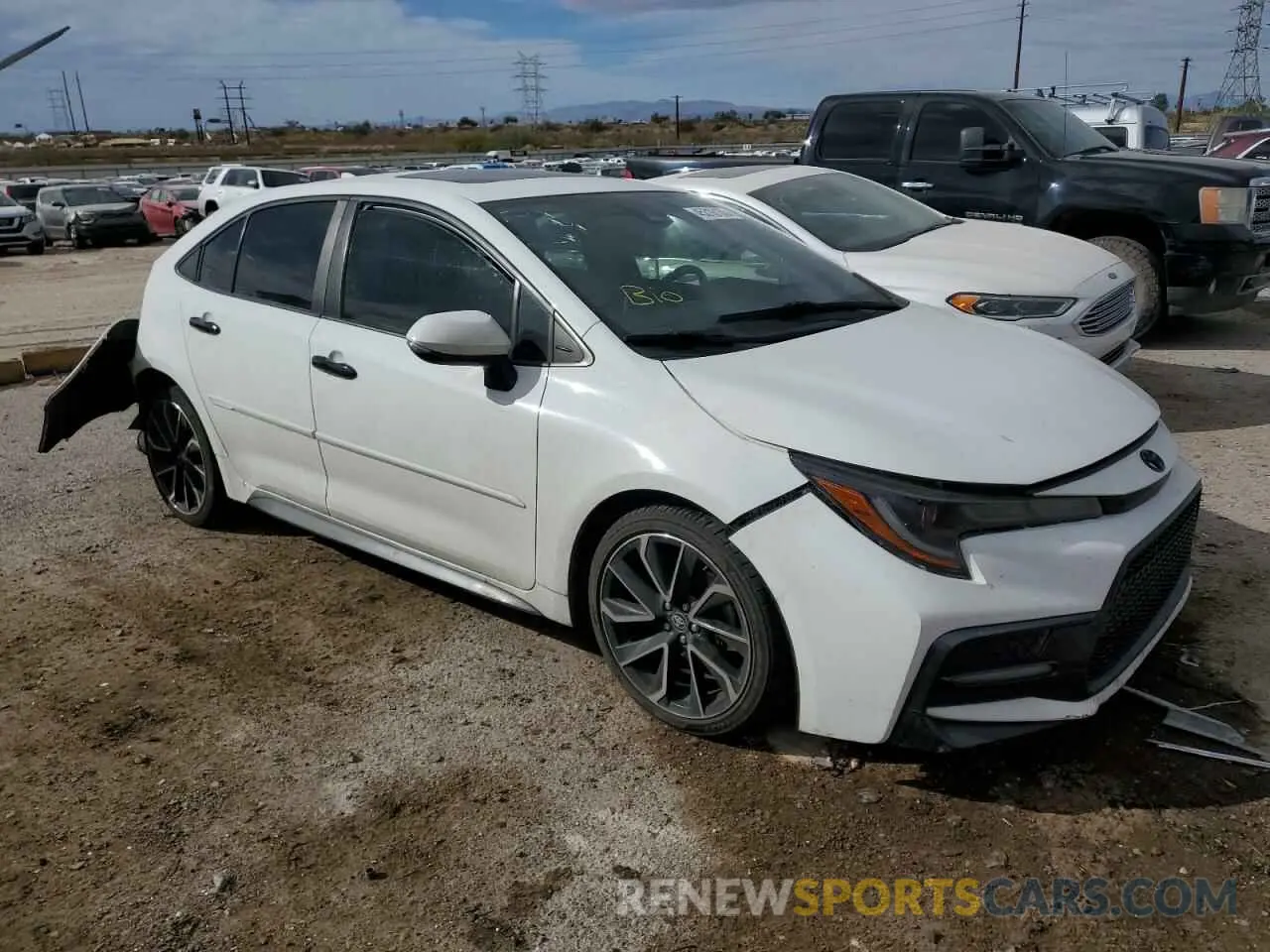4 Photograph of a damaged car JTDT4RCE7LJ033587 TOYOTA COROLLA 2020