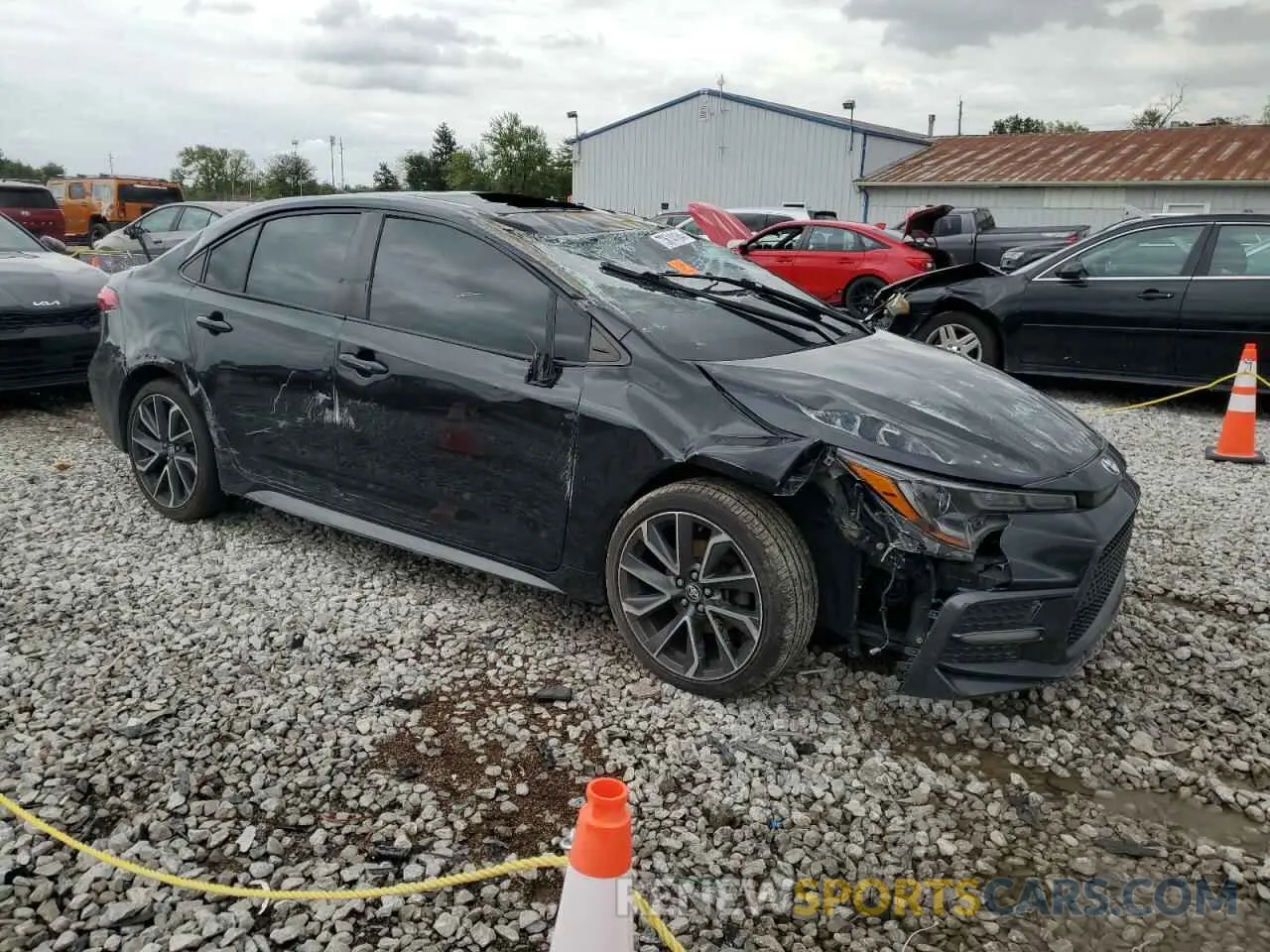 4 Photograph of a damaged car JTDT4RCE8LJ032898 TOYOTA COROLLA 2020