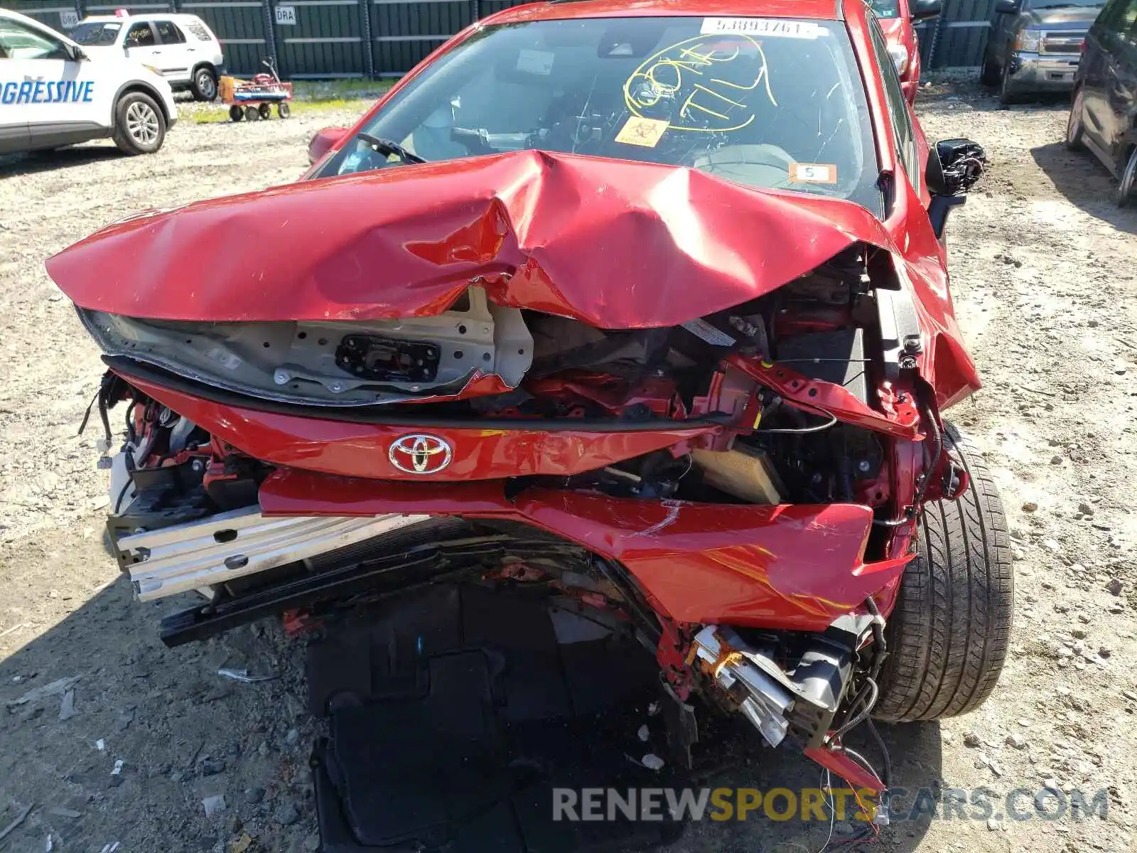 7 Photograph of a damaged car JTDT4RCE8LJ033534 TOYOTA COROLLA 2020