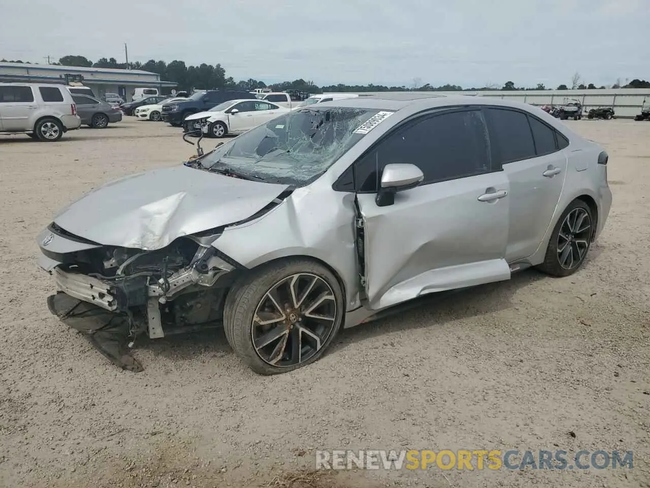 1 Photograph of a damaged car JTDT4RCE8LJ036594 TOYOTA COROLLA 2020