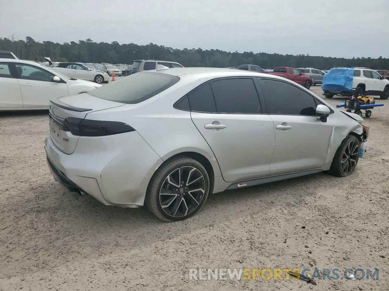 3 Photograph of a damaged car JTDT4RCE8LJ036594 TOYOTA COROLLA 2020