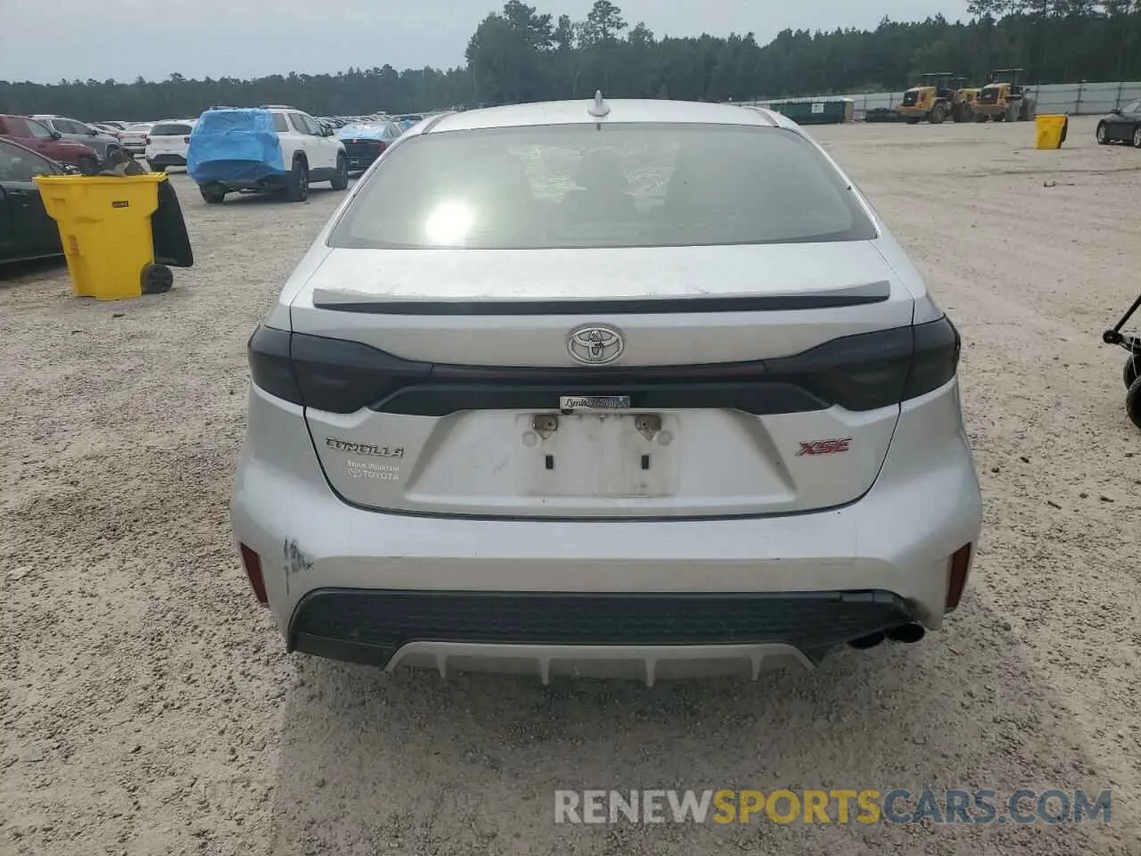 6 Photograph of a damaged car JTDT4RCE8LJ036594 TOYOTA COROLLA 2020