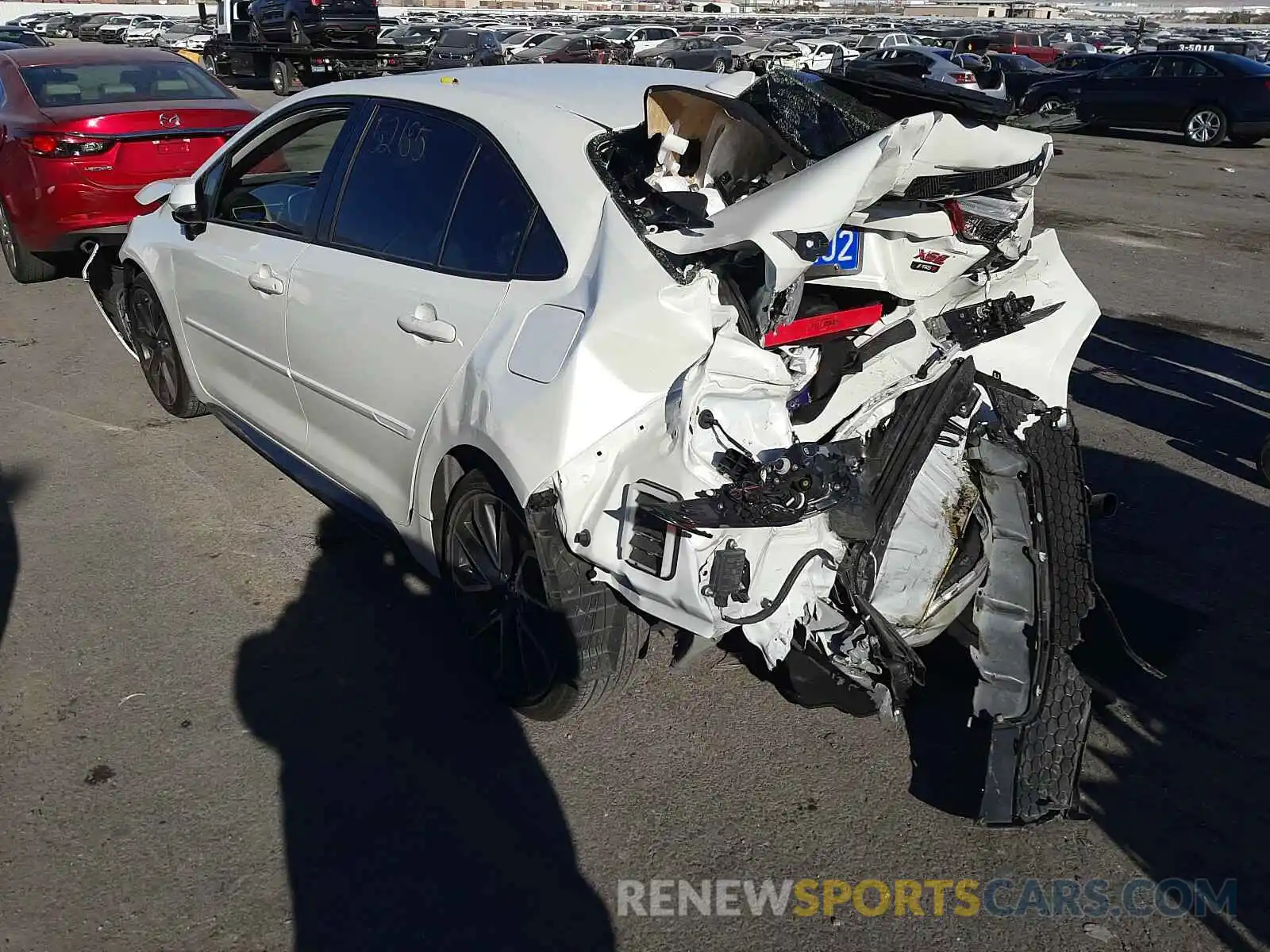 3 Photograph of a damaged car JTDT4RCE9LJ029735 TOYOTA COROLLA 2020