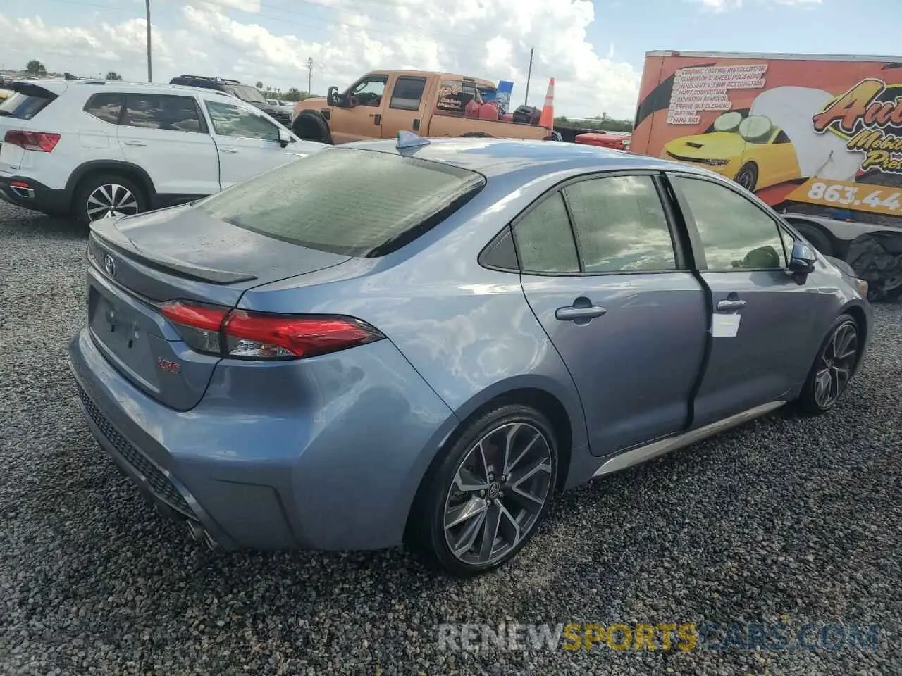 3 Photograph of a damaged car JTDT4RCE9LJ030707 TOYOTA COROLLA 2020