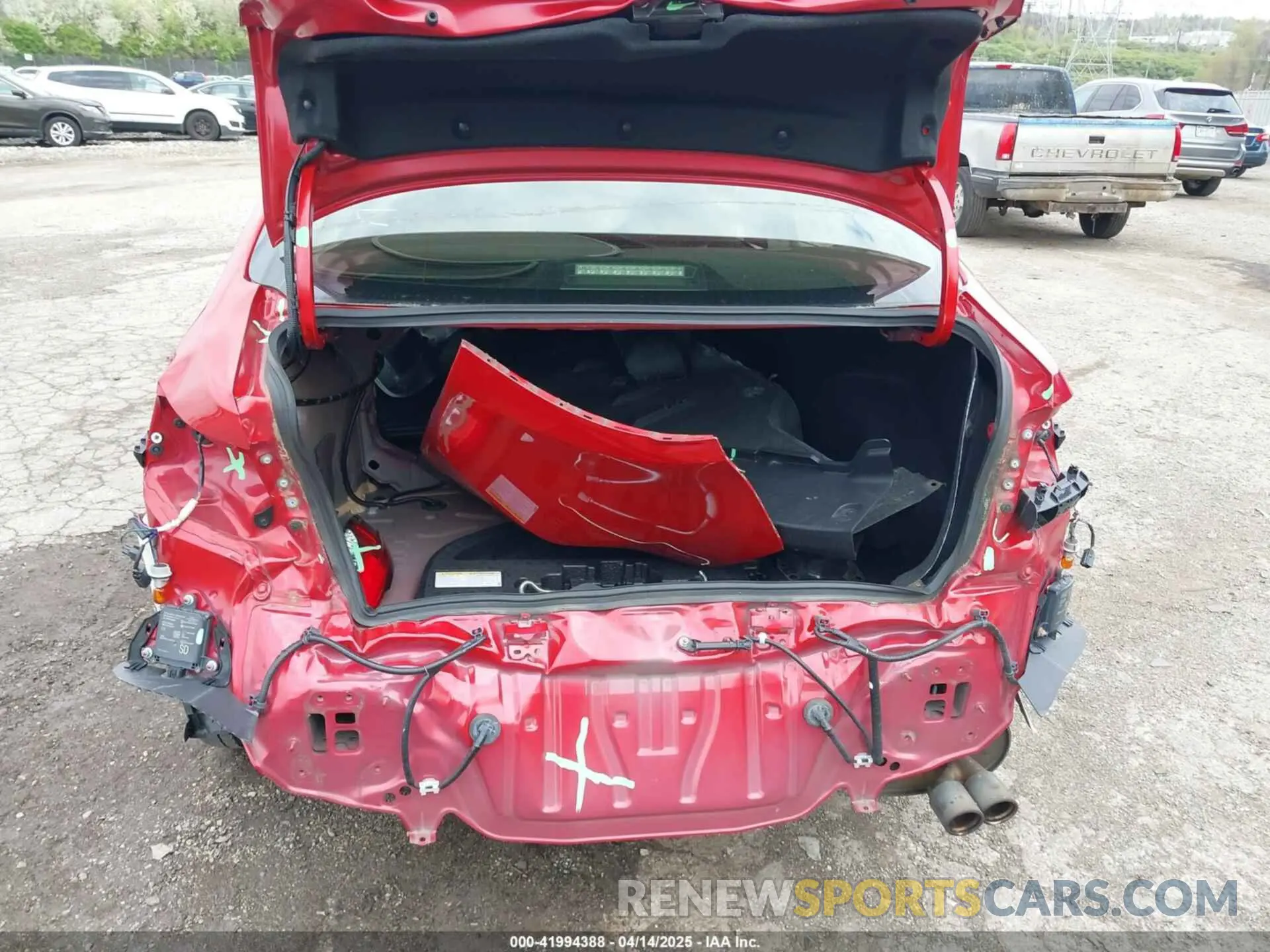 6 Photograph of a damaged car JTDT4RCE9LJ036653 TOYOTA COROLLA 2020