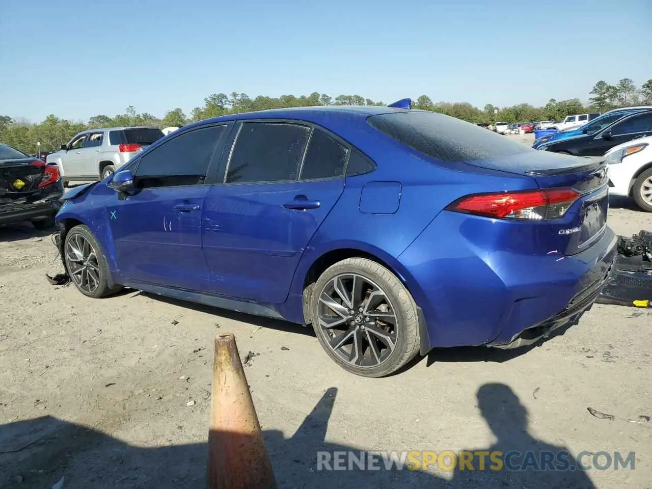 2 Photograph of a damaged car JTDT4RCEXLJ010529 TOYOTA COROLLA 2020
