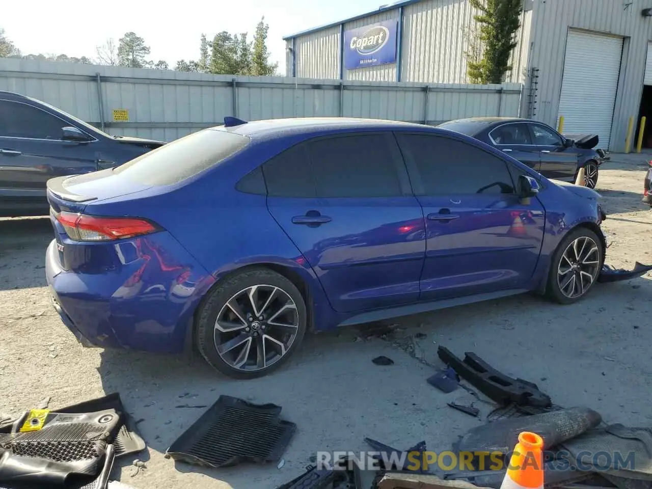 3 Photograph of a damaged car JTDT4RCEXLJ010529 TOYOTA COROLLA 2020