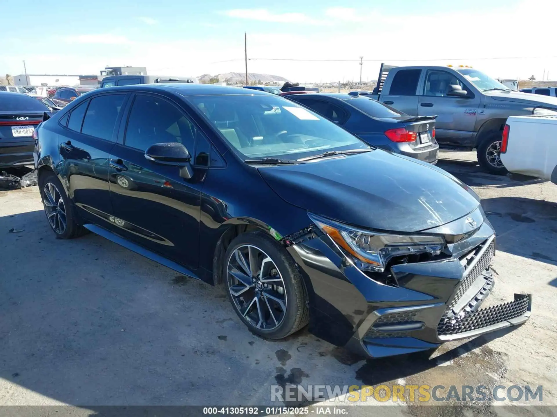 1 Photograph of a damaged car JTDT4RCEXLJ031641 TOYOTA COROLLA 2020