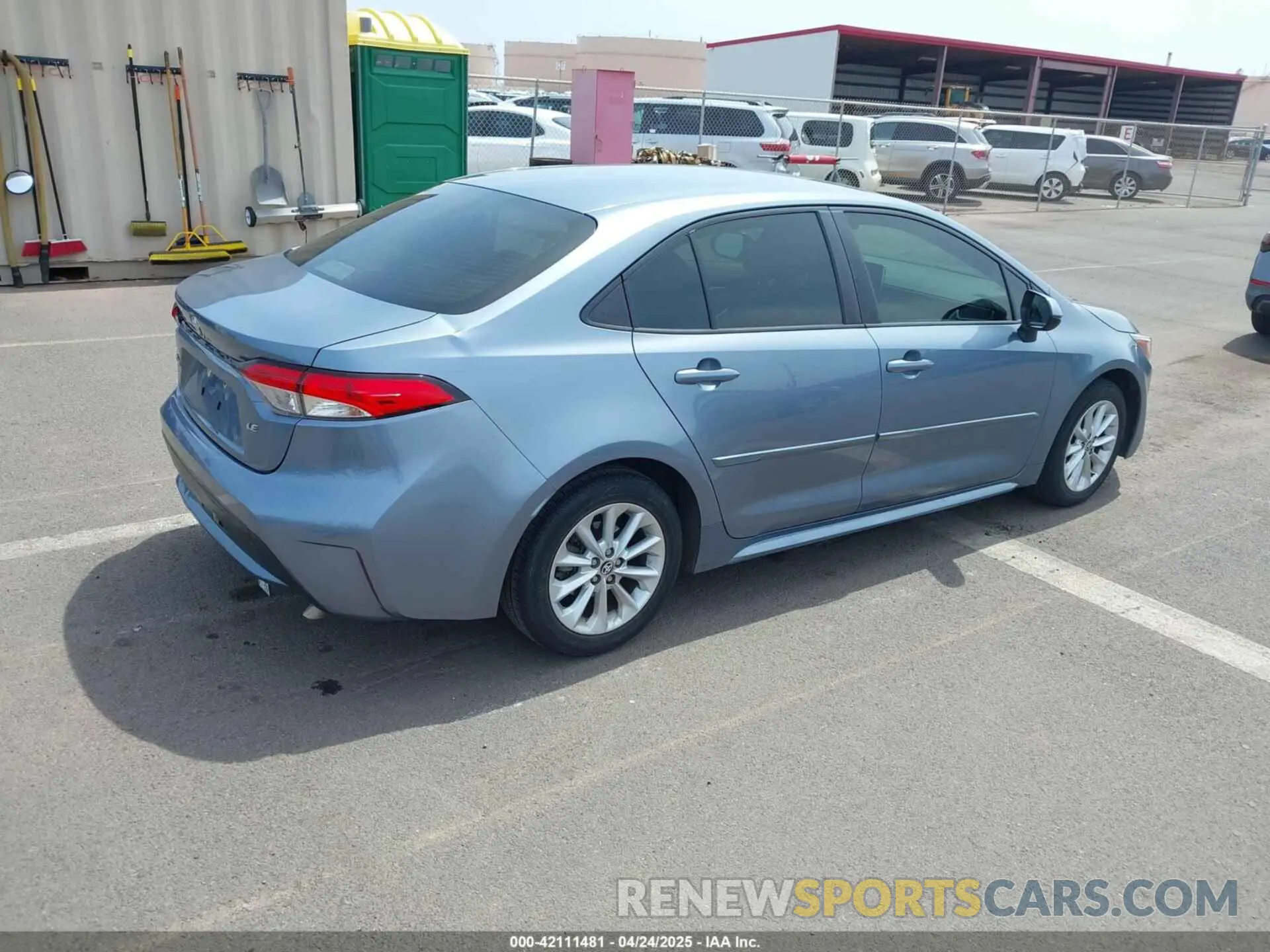 4 Photograph of a damaged car JTDVPRAE0LJ078776 TOYOTA COROLLA 2020