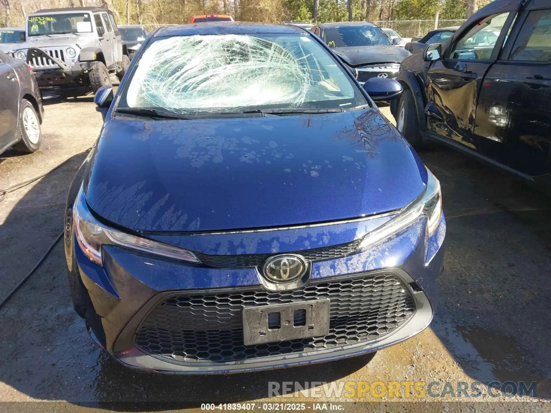 12 Photograph of a damaged car JTDVPRAE0LJ083461 TOYOTA COROLLA 2020