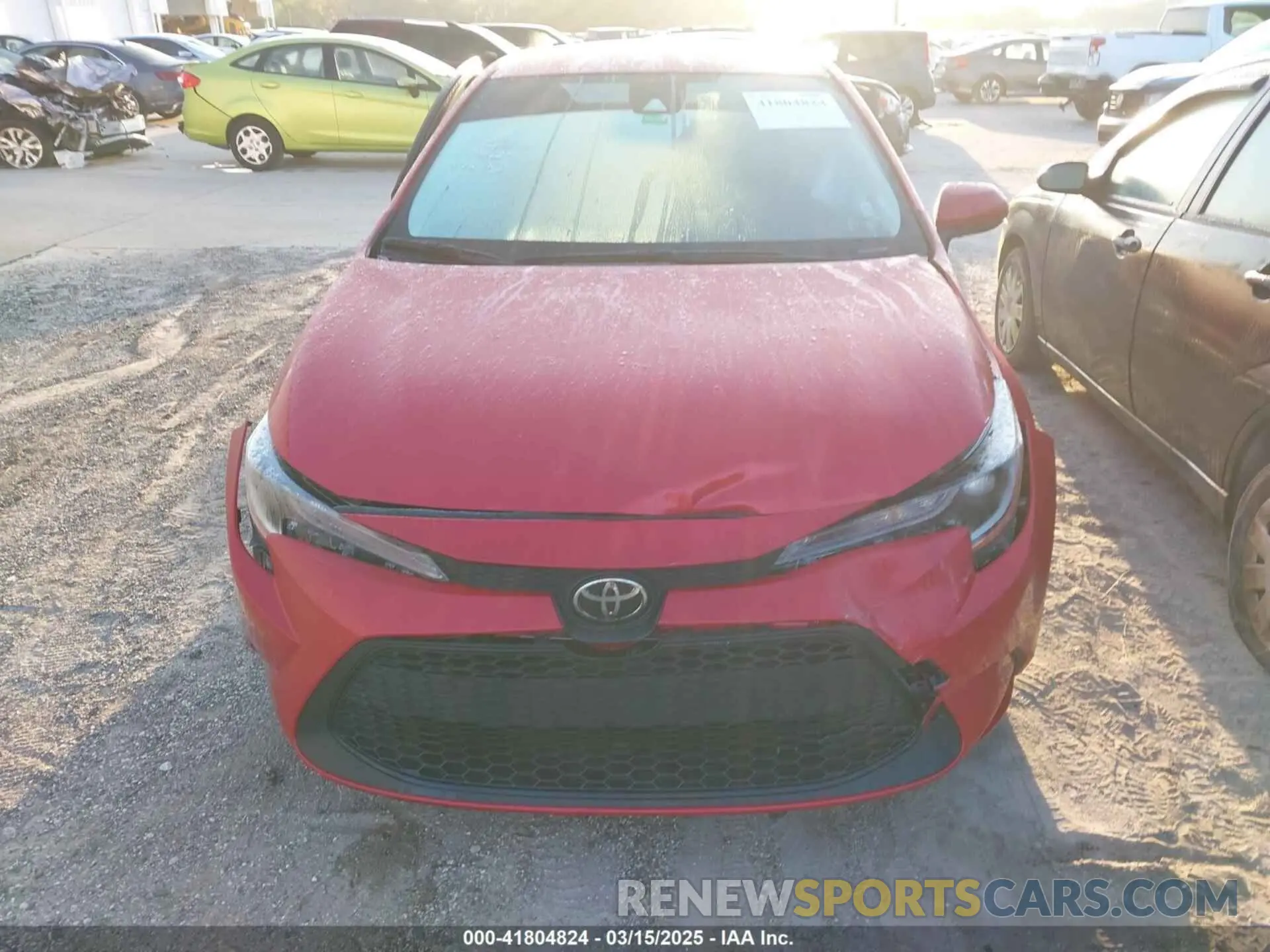 12 Photograph of a damaged car JTDVPRAE0LJ116538 TOYOTA COROLLA 2020
