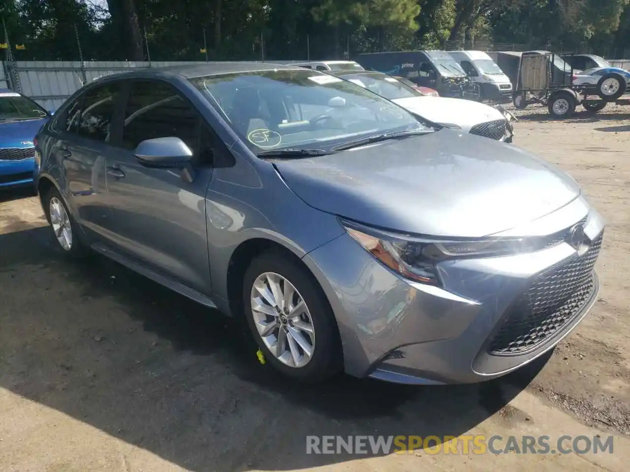 1 Photograph of a damaged car JTDVPRAE1LJ116175 TOYOTA COROLLA 2020