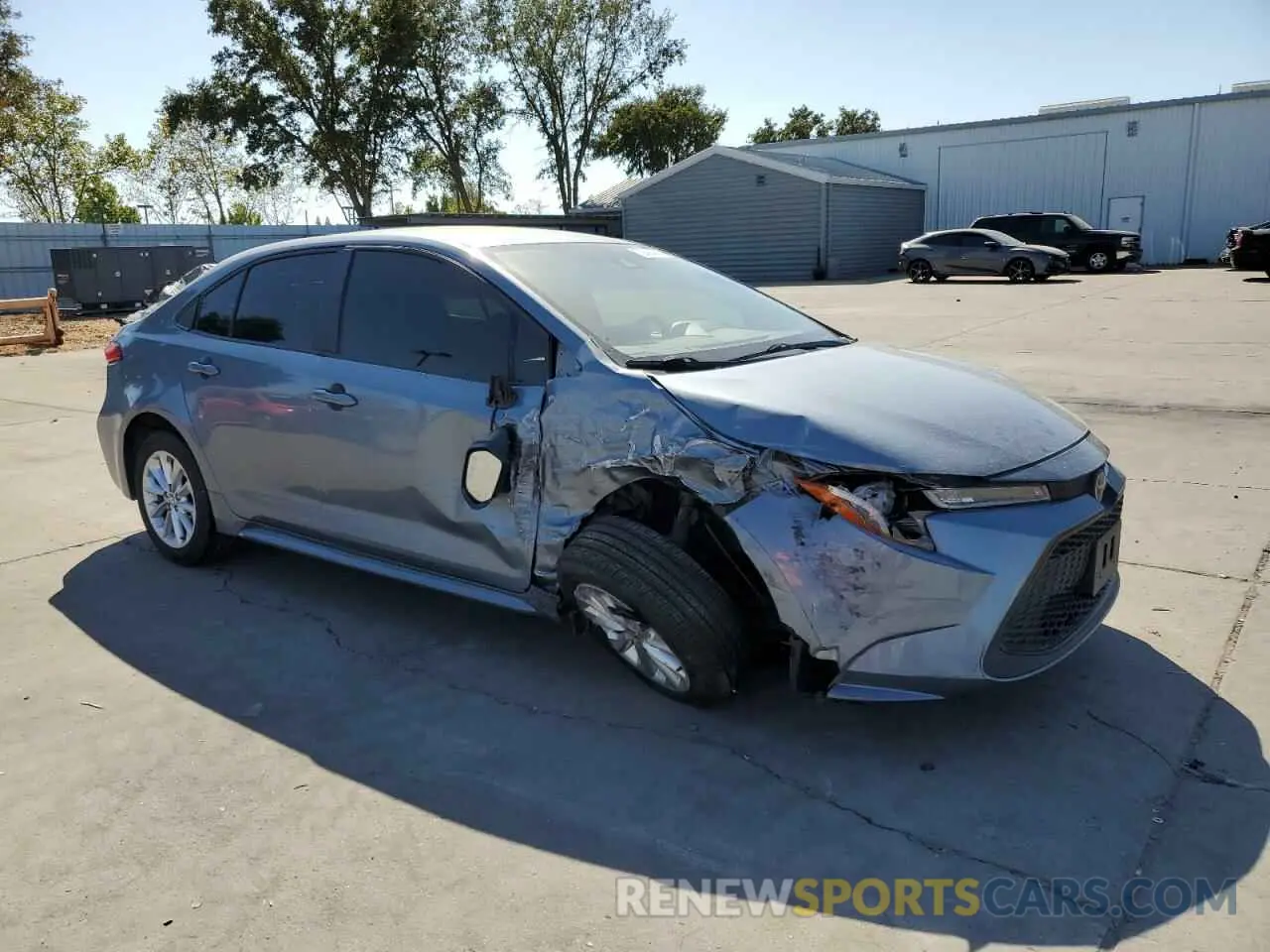 4 Photograph of a damaged car JTDVPRAE4LJ106417 TOYOTA COROLLA 2020