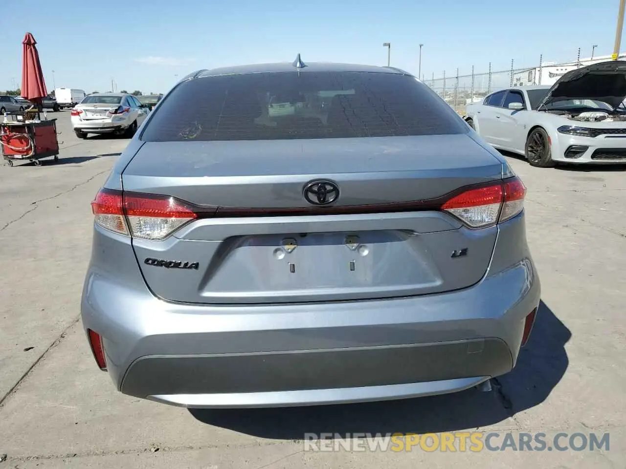 6 Photograph of a damaged car JTDVPRAE4LJ106417 TOYOTA COROLLA 2020