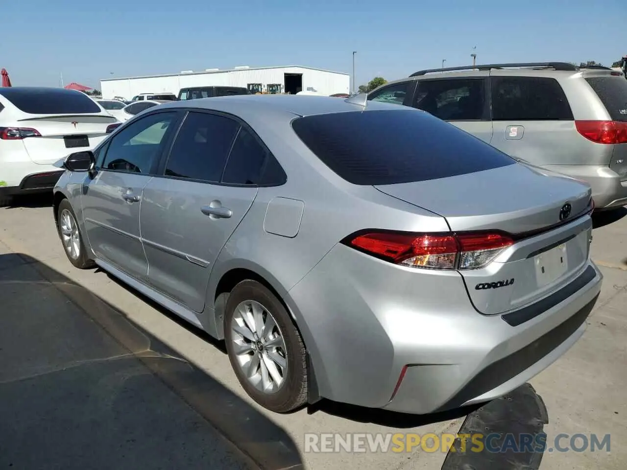 2 Photograph of a damaged car JTDVPRAE6LJ111716 TOYOTA COROLLA 2020