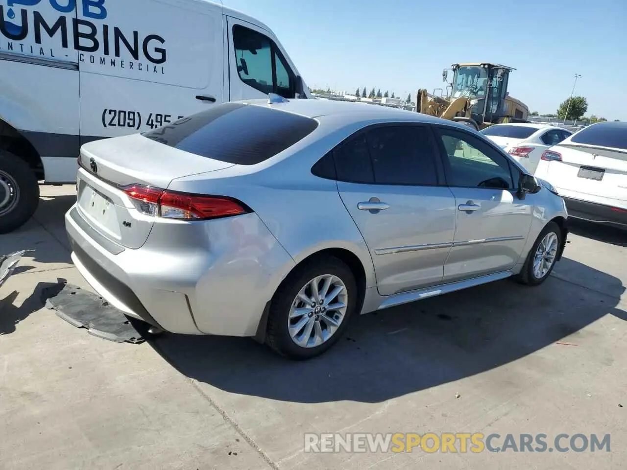 3 Photograph of a damaged car JTDVPRAE6LJ111716 TOYOTA COROLLA 2020