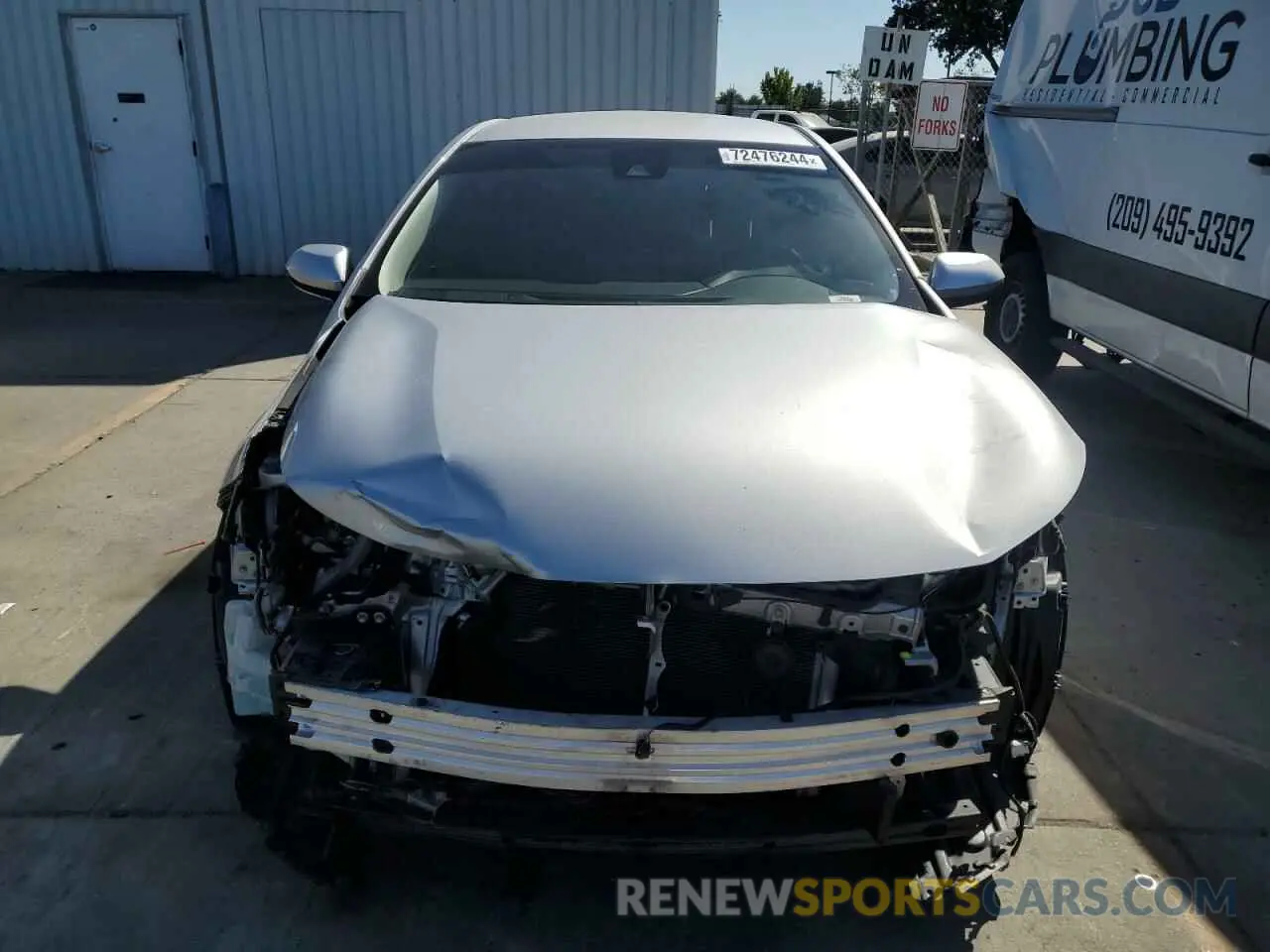 5 Photograph of a damaged car JTDVPRAE6LJ111716 TOYOTA COROLLA 2020