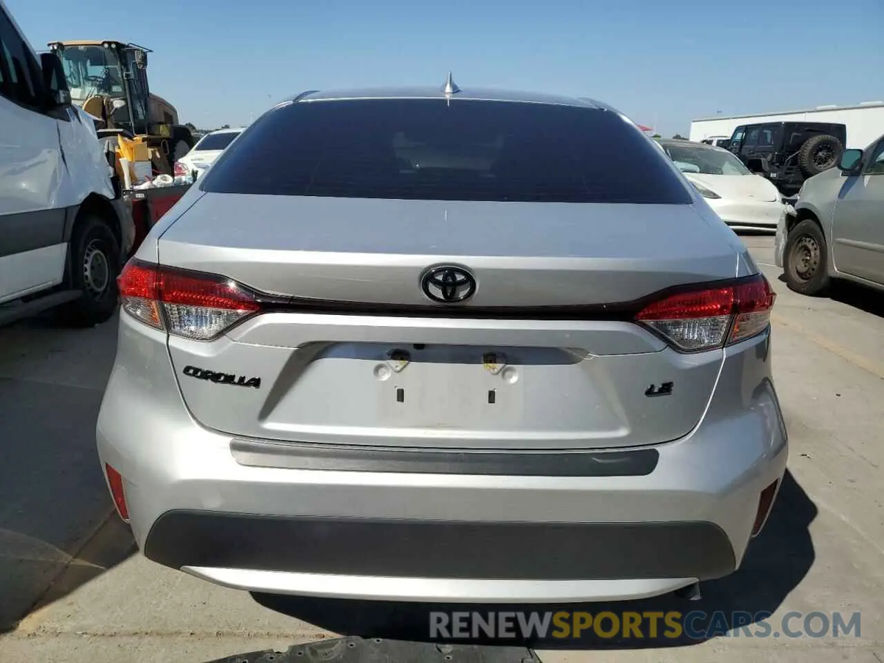 6 Photograph of a damaged car JTDVPRAE6LJ111716 TOYOTA COROLLA 2020