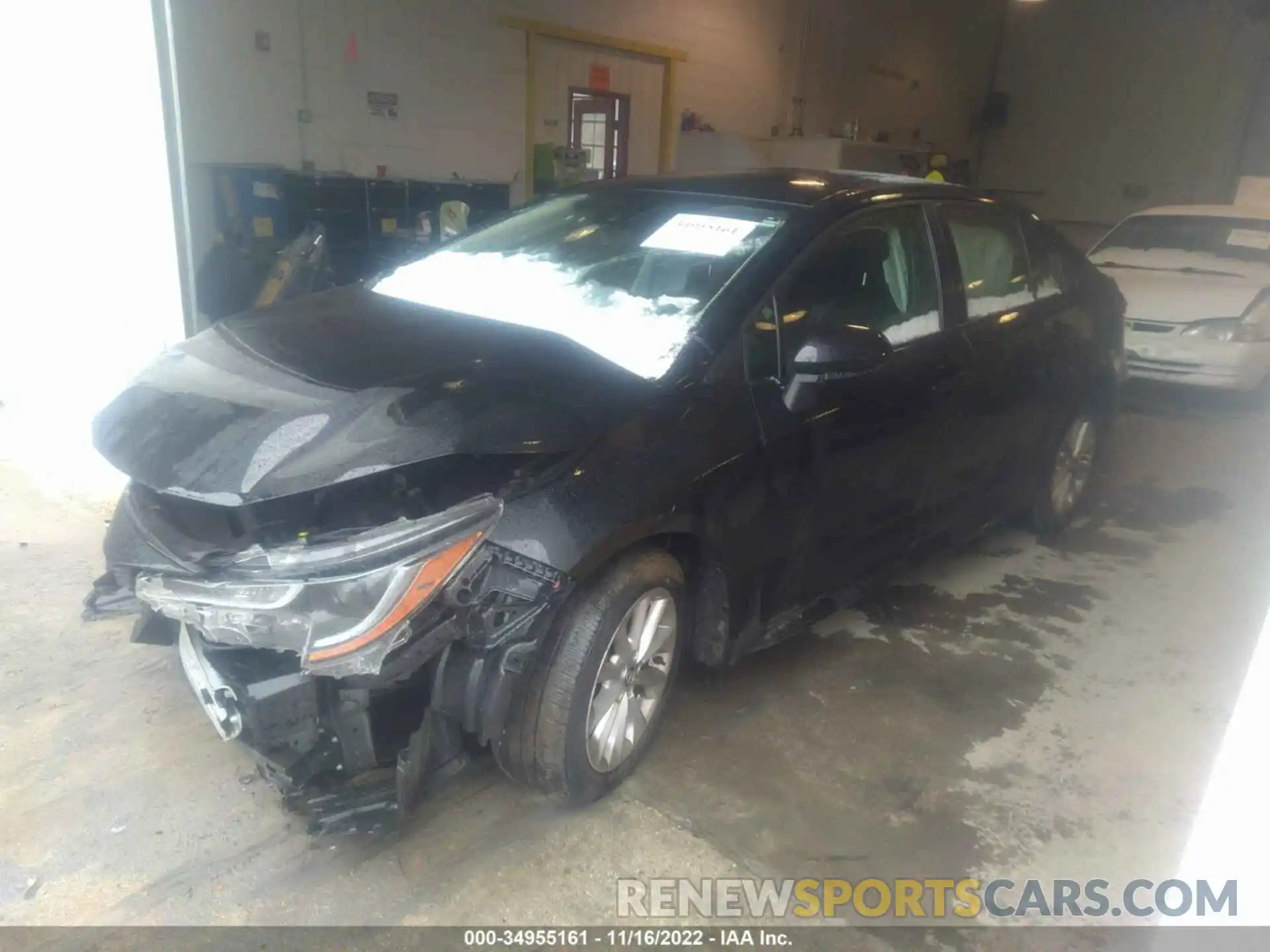 2 Photograph of a damaged car JTDVPRAE7LJ074370 TOYOTA COROLLA 2020