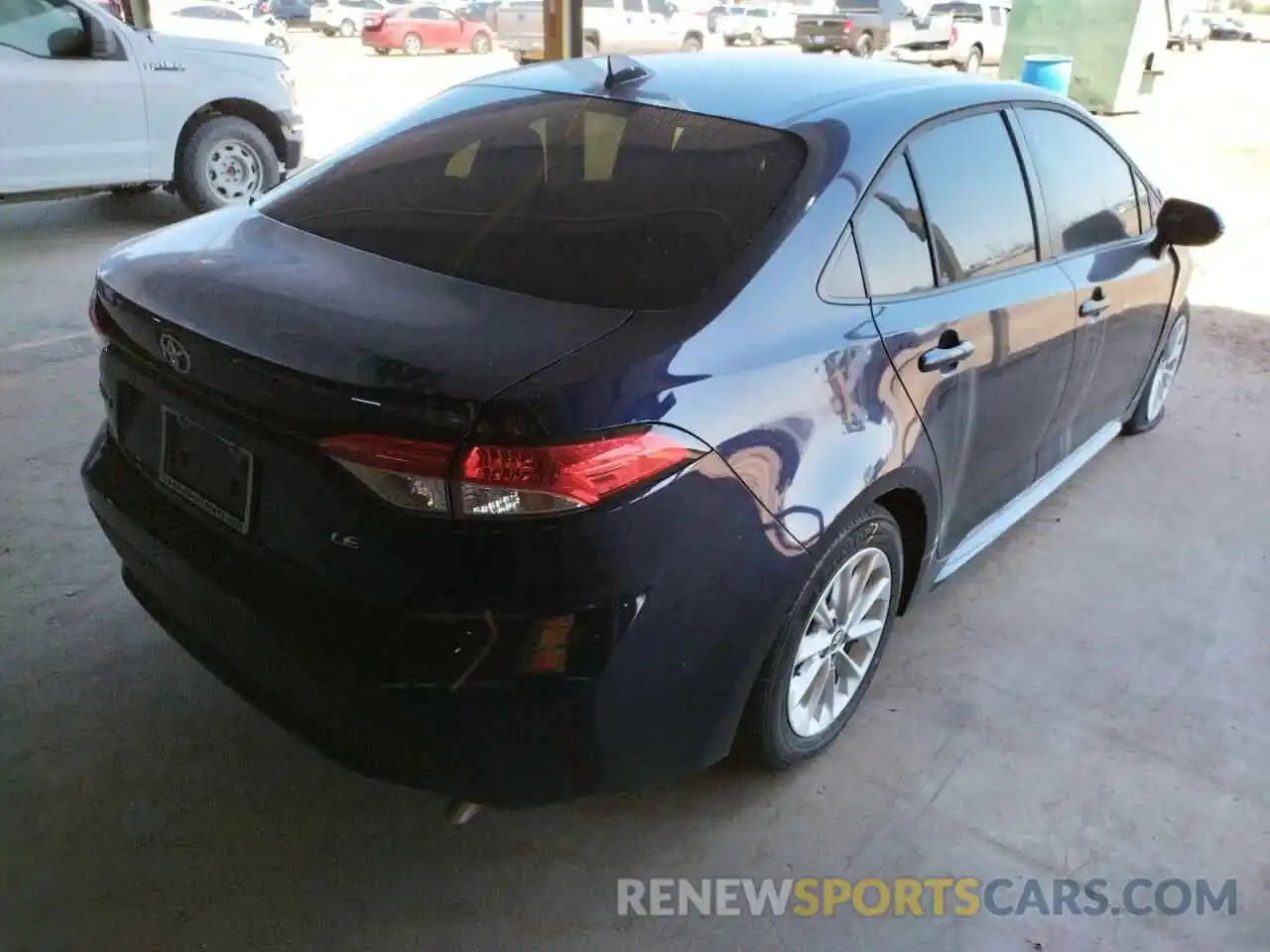 4 Photograph of a damaged car JTDVPRAE7LJ098698 TOYOTA COROLLA 2020