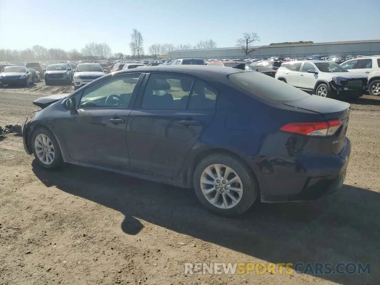 2 Photograph of a damaged car JTDVPRAE7LJ107058 TOYOTA COROLLA 2020