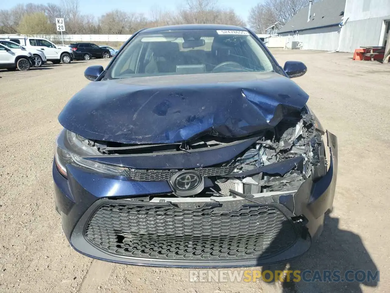 5 Photograph of a damaged car JTDVPRAE7LJ107058 TOYOTA COROLLA 2020