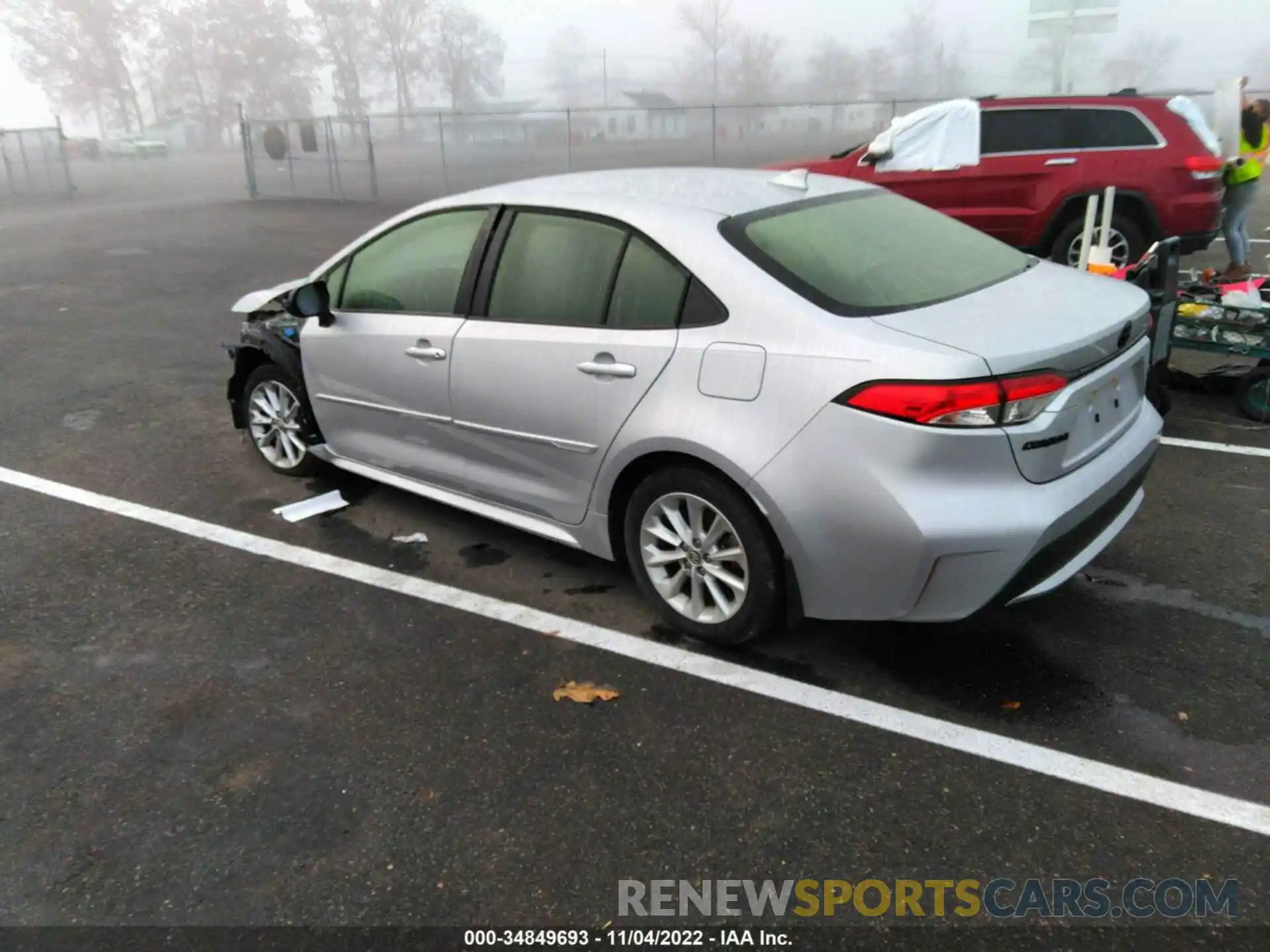 3 Photograph of a damaged car JTDVPRAEXLJ095696 TOYOTA COROLLA 2020