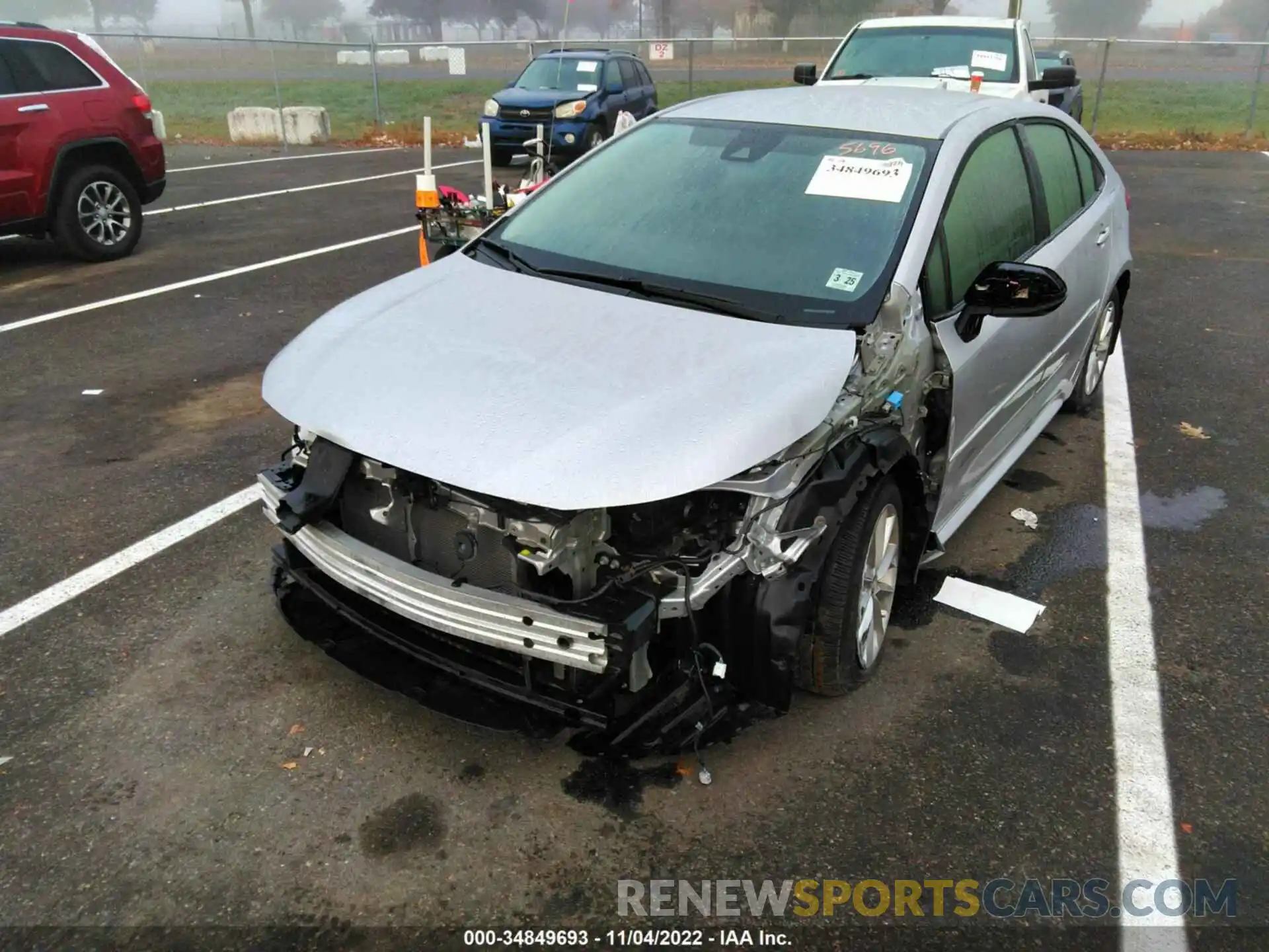 6 Photograph of a damaged car JTDVPRAEXLJ095696 TOYOTA COROLLA 2020