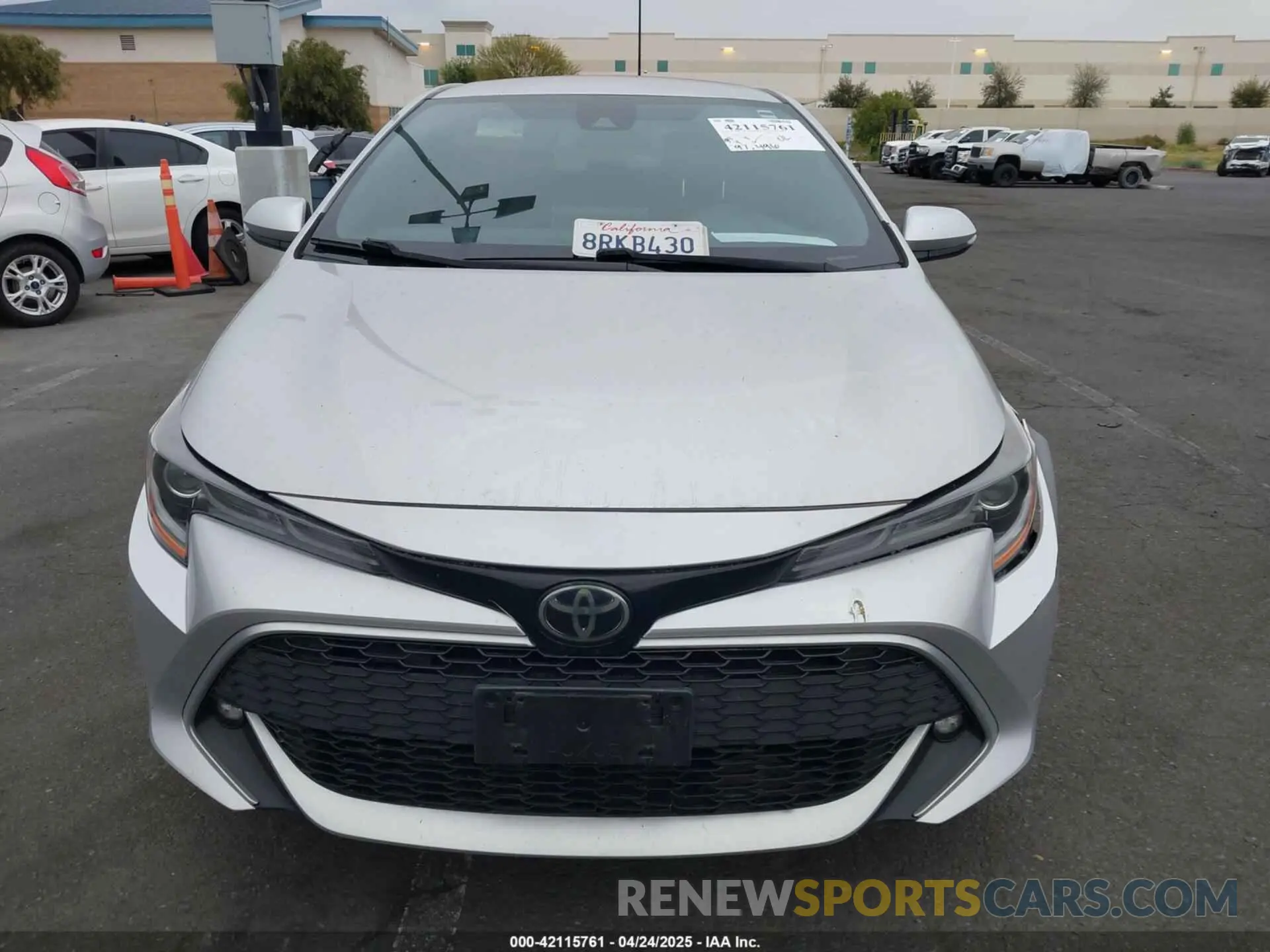 12 Photograph of a damaged car JTNA4RBE1L3081627 TOYOTA COROLLA 2020