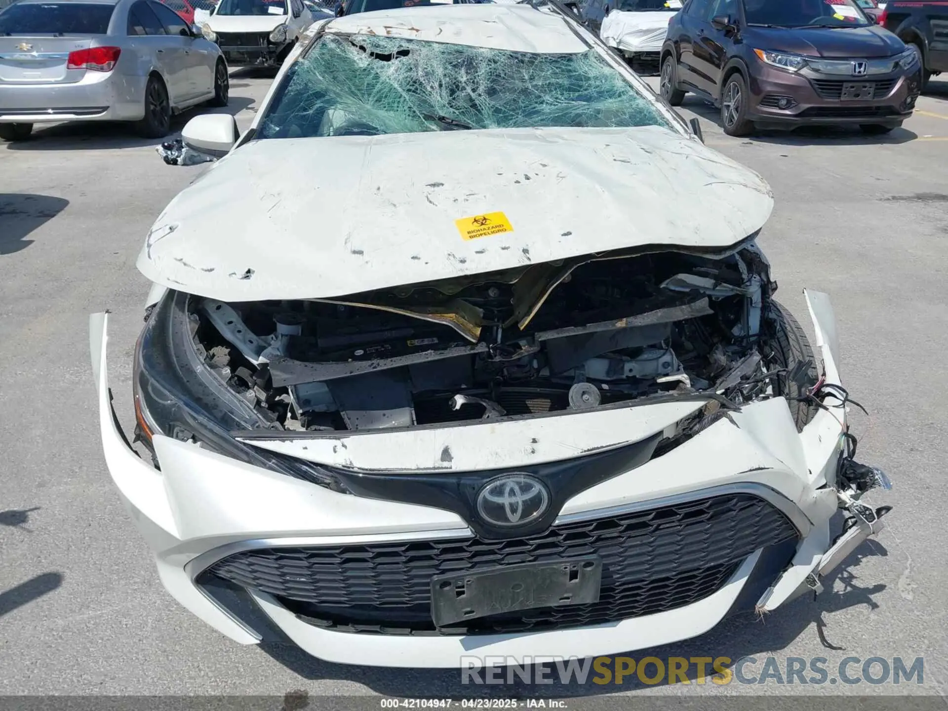 11 Photograph of a damaged car JTNA4RBE2L3086075 TOYOTA COROLLA 2020