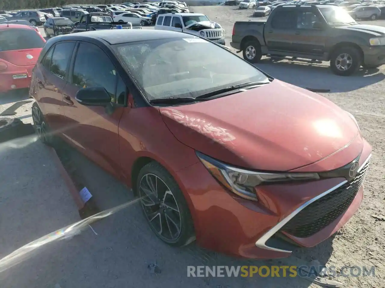 1 Photograph of a damaged car JTNA4RBE2L3087663 TOYOTA COROLLA 2020