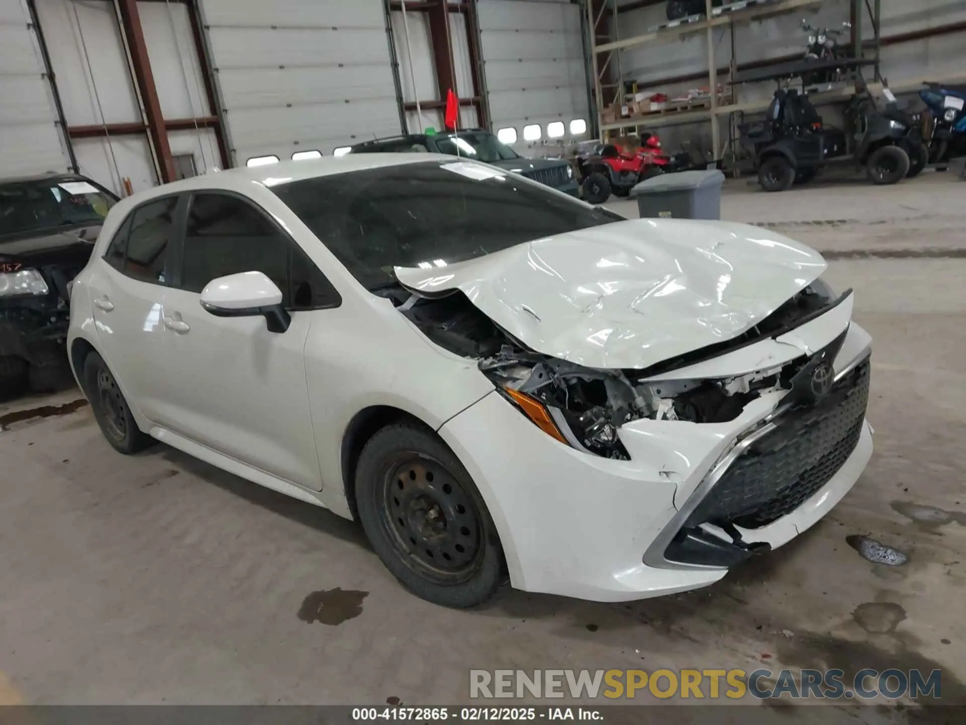 1 Photograph of a damaged car JTNA4RBE3L3090264 TOYOTA COROLLA 2020