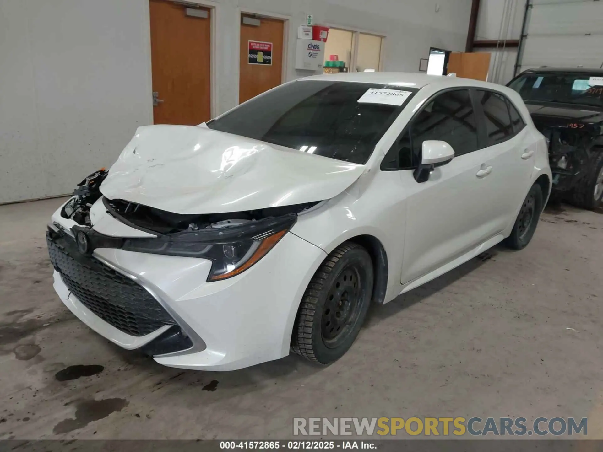 2 Photograph of a damaged car JTNA4RBE3L3090264 TOYOTA COROLLA 2020