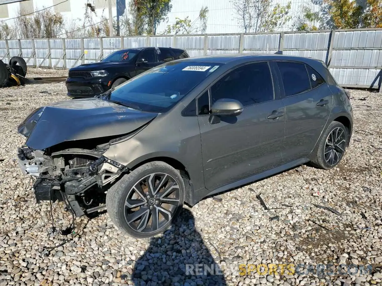 1 Photograph of a damaged car JTNA4RBE5L3092629 TOYOTA COROLLA 2020