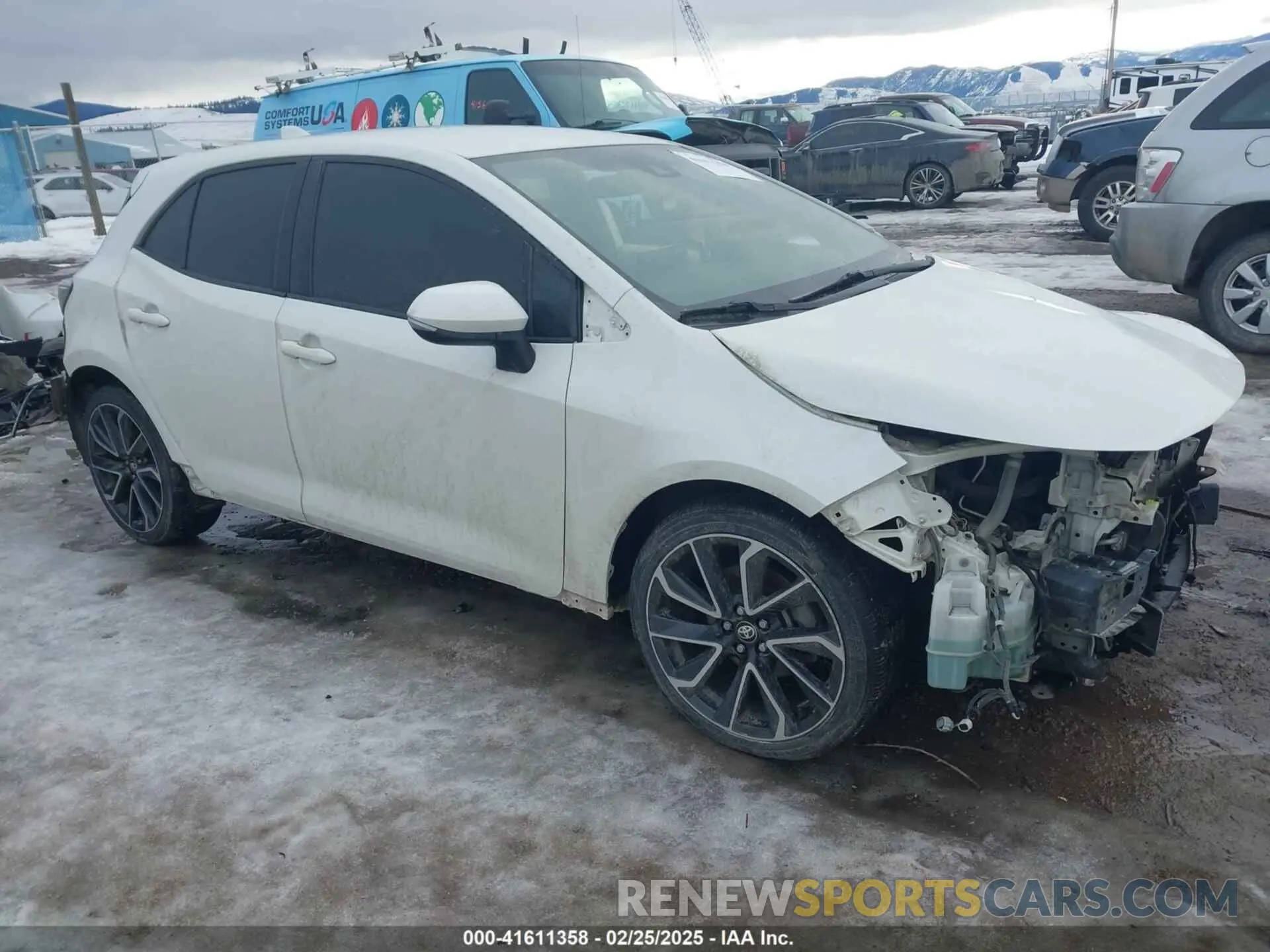 1 Photograph of a damaged car JTNA4RBE9L3075560 TOYOTA COROLLA 2020