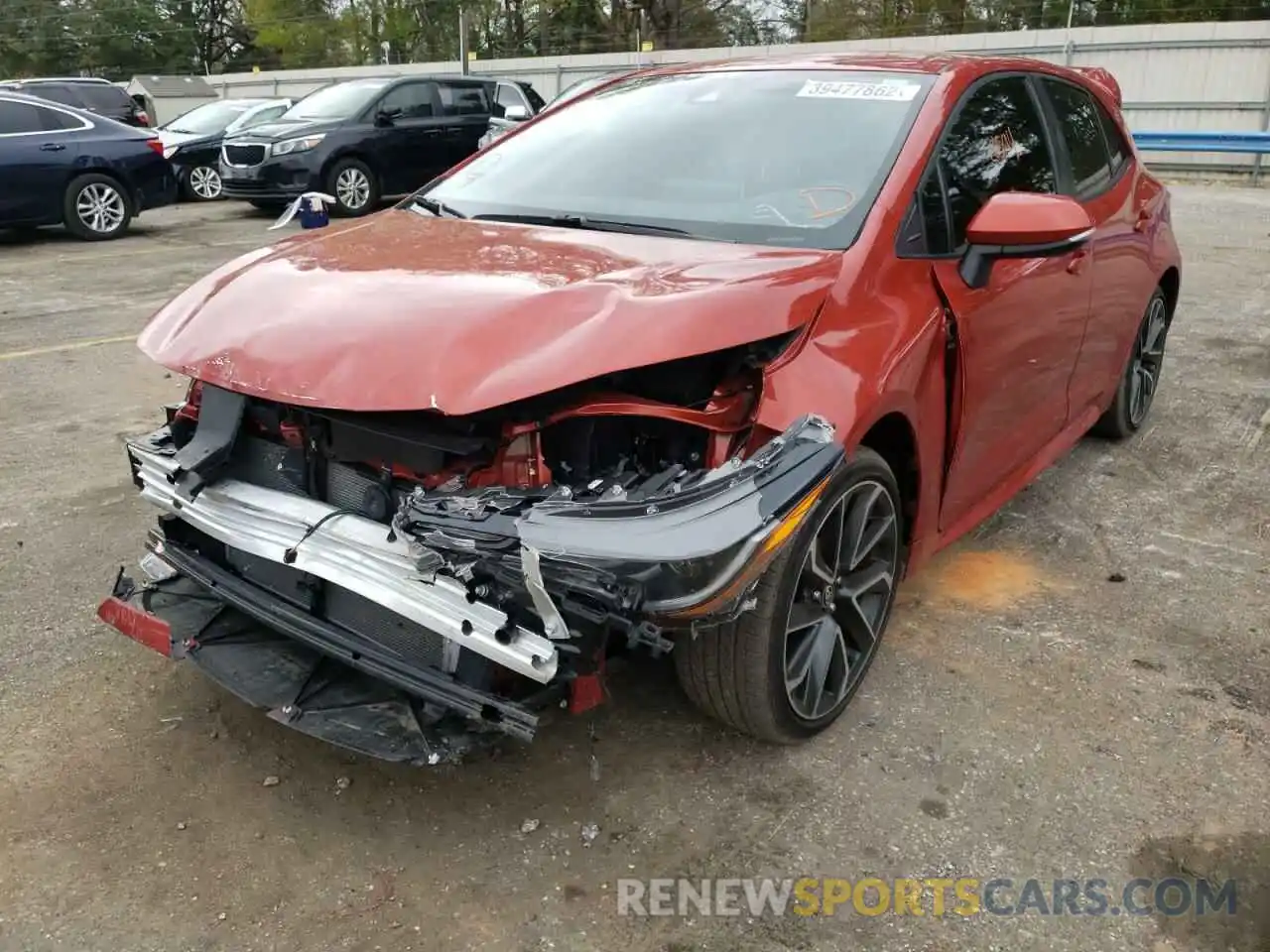 2 Photograph of a damaged car JTNA4RBEXL3095591 TOYOTA COROLLA 2020