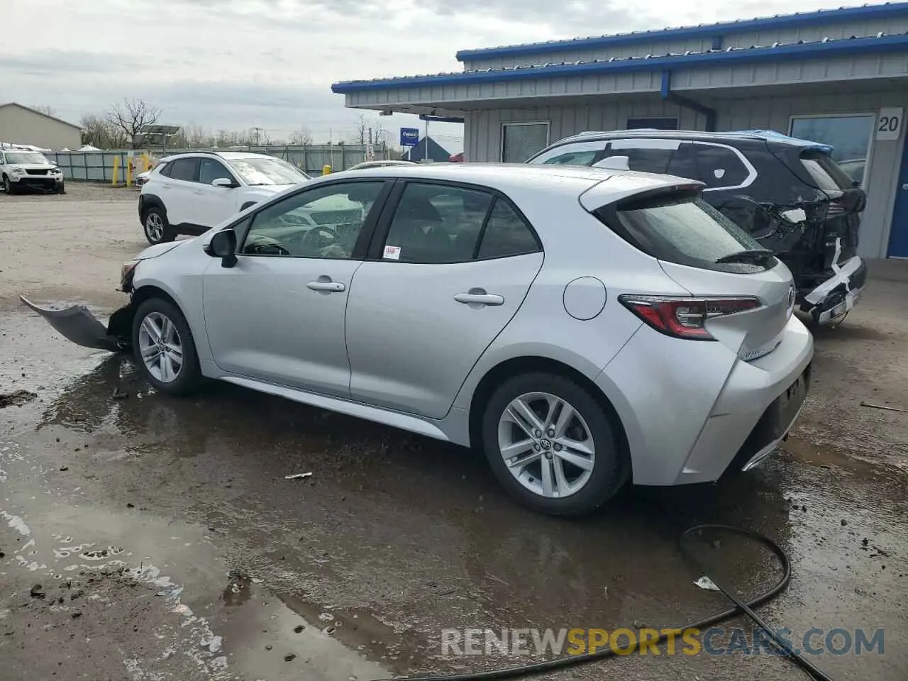 2 Photograph of a damaged car JTNB4RBE0L3091019 TOYOTA COROLLA 2020