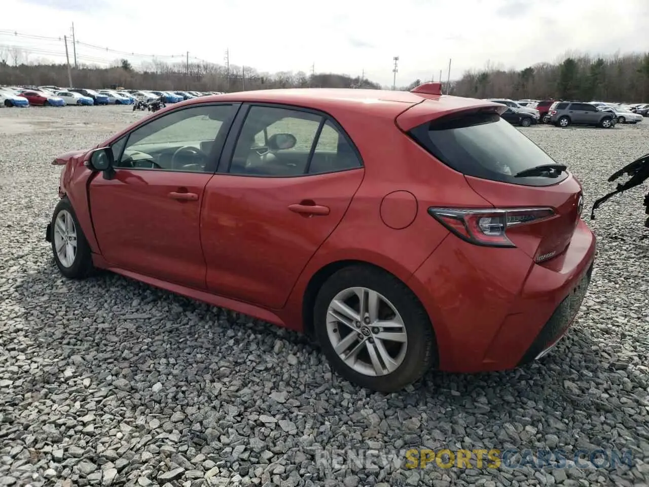 2 Photograph of a damaged car JTNB4RBE4L3074806 TOYOTA COROLLA 2020