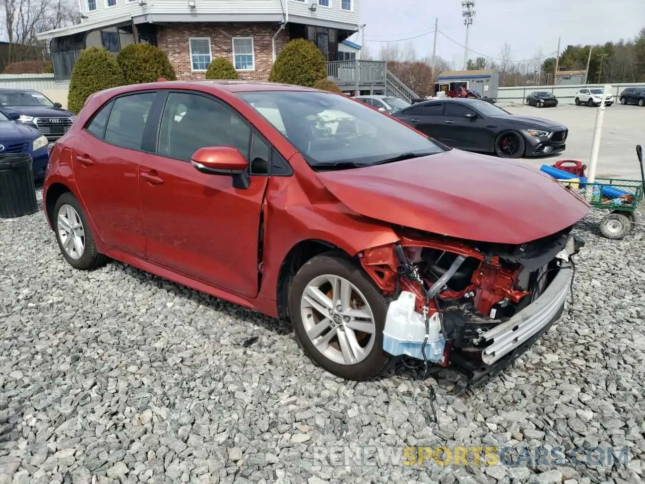 4 Photograph of a damaged car JTNB4RBE4L3074806 TOYOTA COROLLA 2020