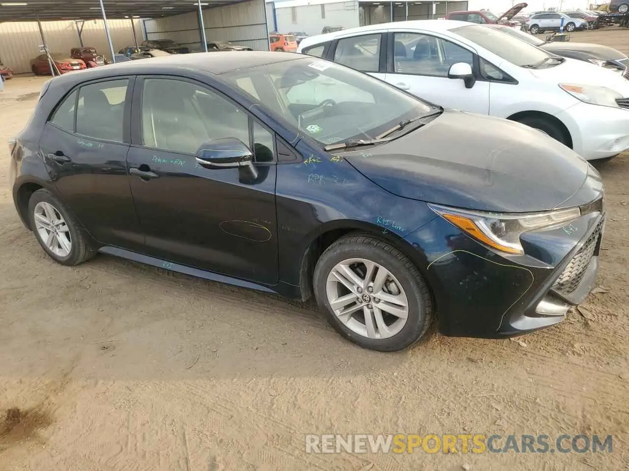 4 Photograph of a damaged car JTNB4RBE9L3080648 TOYOTA COROLLA 2020