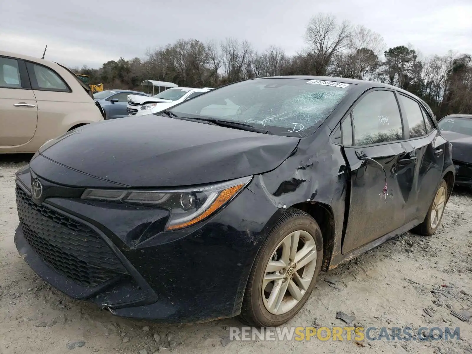 2 Photograph of a damaged car JTNB4RBE9L3097594 TOYOTA COROLLA 2020