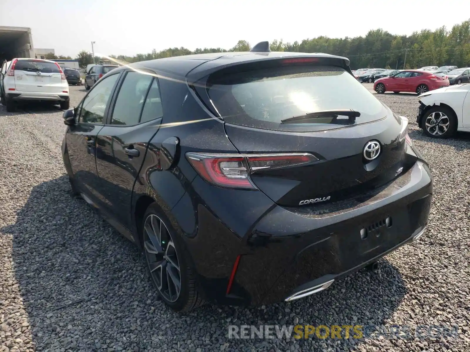 3 Photograph of a damaged car JTNC4RBE0L3104517 TOYOTA COROLLA 2020