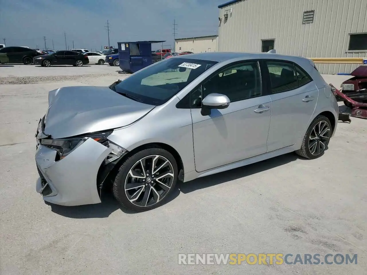 1 Photograph of a damaged car JTNC4RBE1L3077375 TOYOTA COROLLA 2020