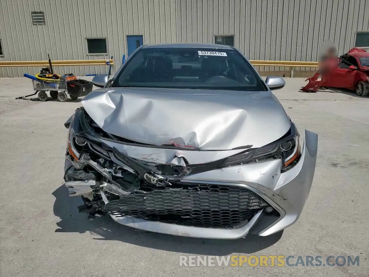 5 Photograph of a damaged car JTNC4RBE1L3077375 TOYOTA COROLLA 2020