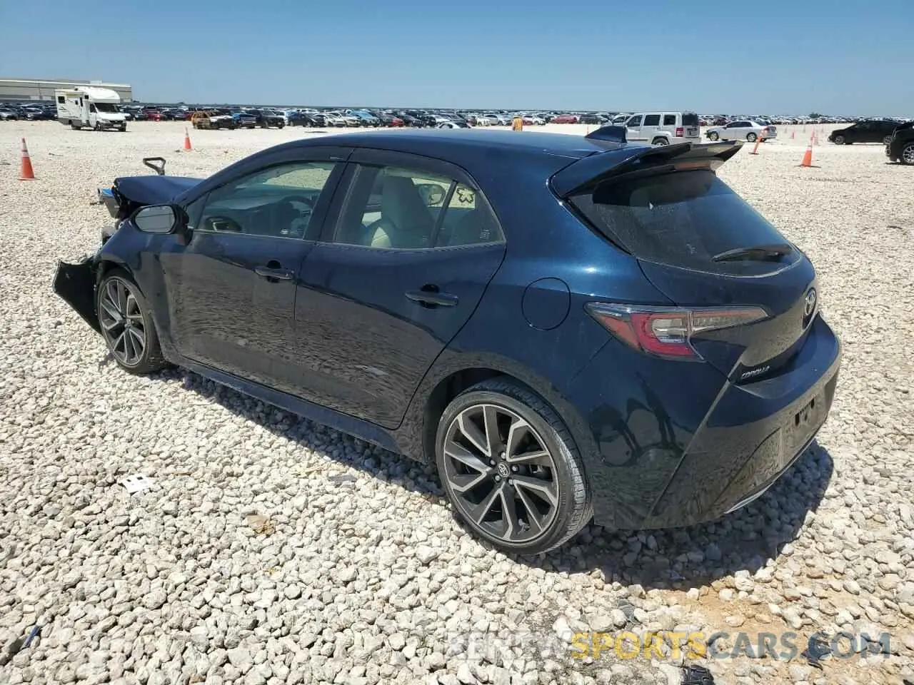 2 Photograph of a damaged car JTNC4RBE1L3084715 TOYOTA COROLLA 2020