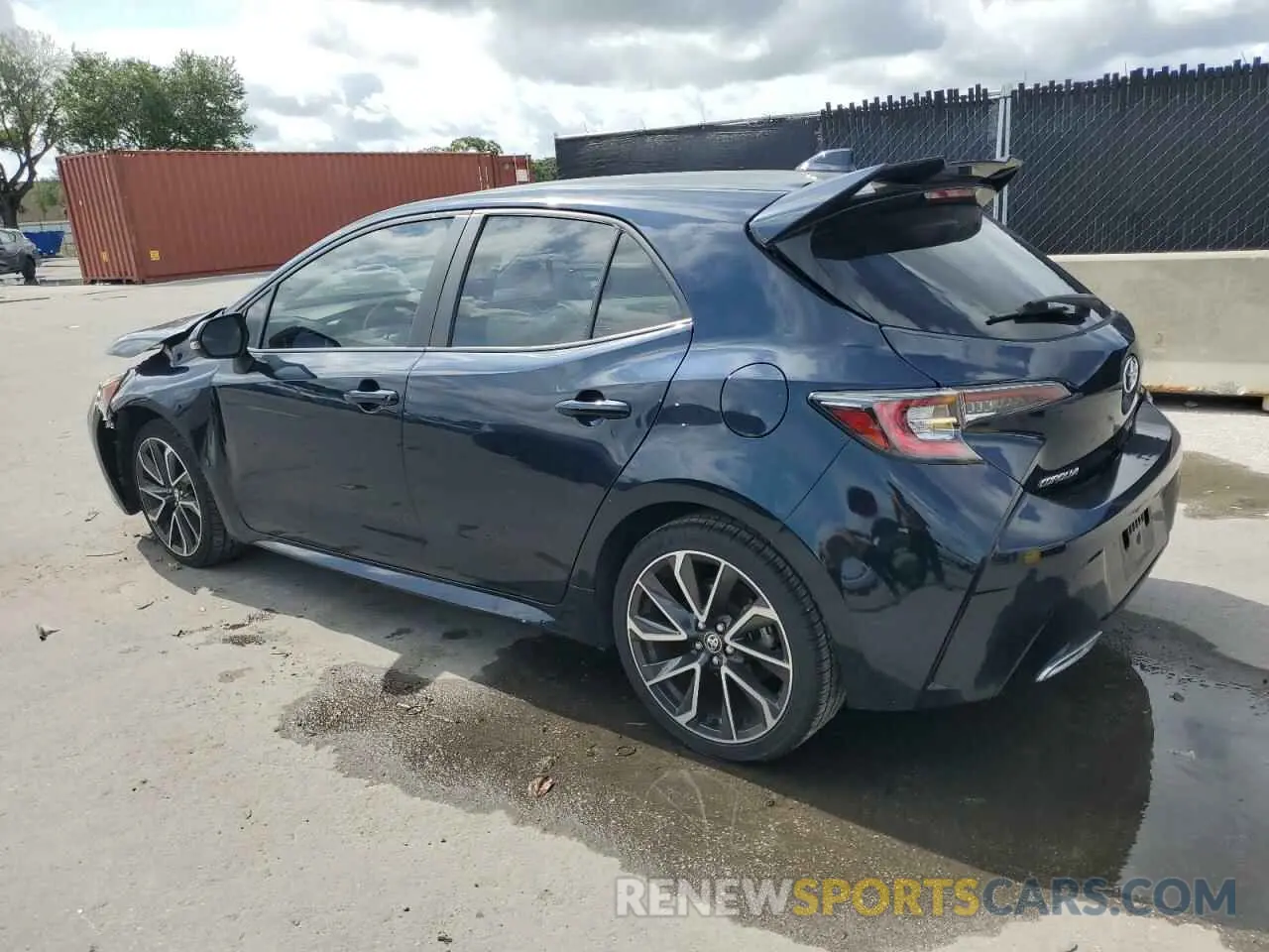 2 Photograph of a damaged car JTNC4RBE2L3091110 TOYOTA COROLLA 2020