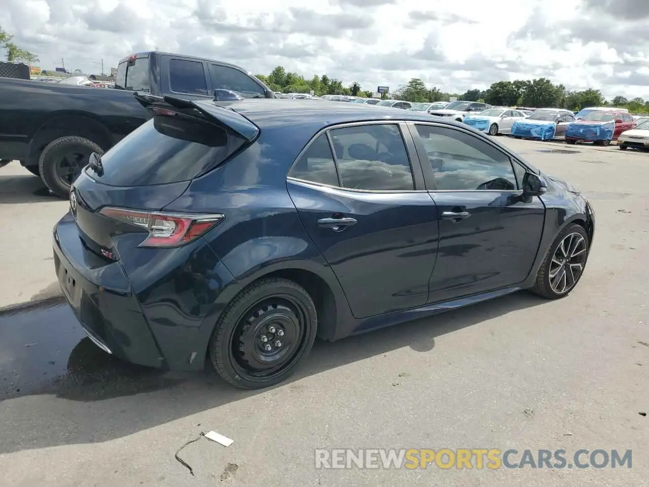 3 Photograph of a damaged car JTNC4RBE2L3091110 TOYOTA COROLLA 2020